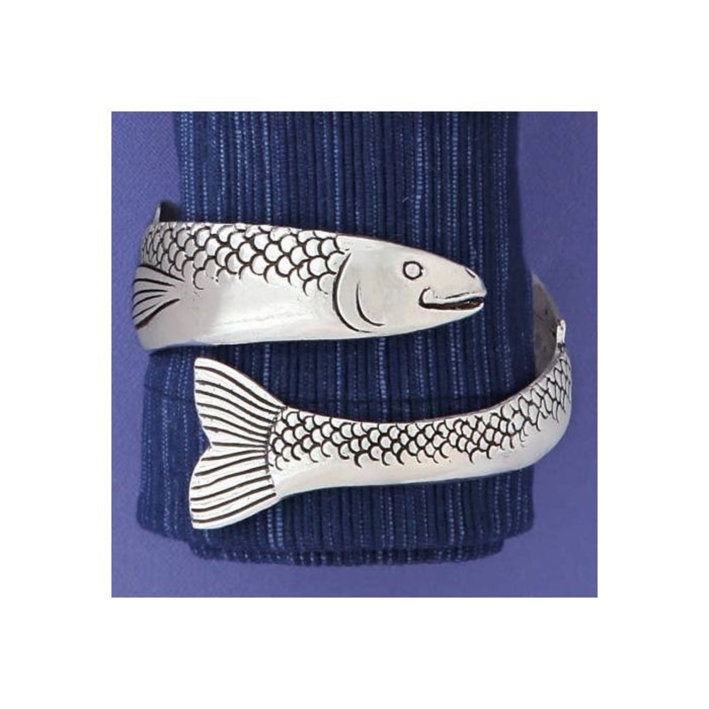 Silver Fish Wrap Bracelet - Women Jewelry